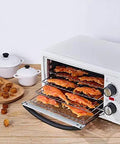 Zero Stress Dehydration Game Changer With Stackable Bins And Smart Temp Settings For Fruits Veggies Beef Jerky Greens And Pup Snacks 11L Size 48 Hr Countdown Timer with drying beef strips in a compact digital food dryer.