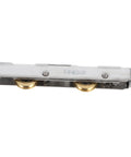 Slick Silent Pulley Roller Wheel for Sliding Glass Doors and Patio Doors Replacement Kit, stainless steel side view.