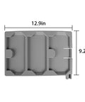 Cross Platform Modular Toolbox Connector Adapter For MODBOX And Packout Systems, Snap On Style Linking Board, half set shown