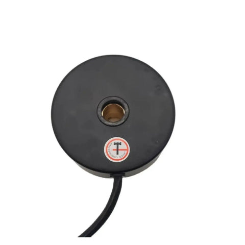Hollow Shaft Rotary Optical Encoder 1024PPR HTL Output NPN PNP Speed Sensor For Elevator Applications With Inner Hole Sizes 20mm 25mm 28mm 30mm High Precision Low Noise Anti Interference, front view with cable