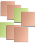 Single Sided FR-4 Copper Clad PCB Laminate For DIY Etching And Prototyping, 100x100mm, 1.5mm Thick, Front Copper Back FR-4 Fiberboard Pack Of 7