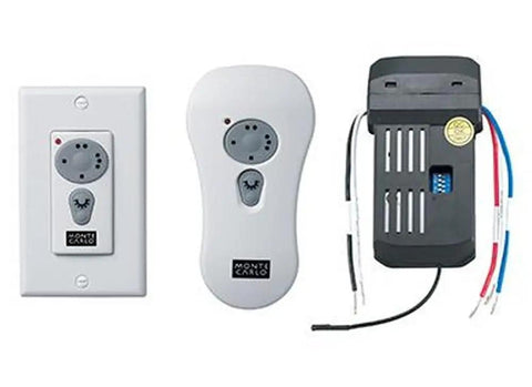 Transitional Ceiling Fan Remote Kit With Wall Handheld Option Converts Pull Chain Fans To Remote No Wiring Required Canopy Receiver
