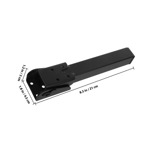 4 Pack Foldable Desk Legs Replacement For Computer Desks And Small Tables Beefy Black Iron Folding Table Legs With Easy Installation