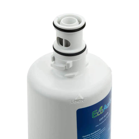 Close-up of Replacement Water Filter Compatible With F-201R And Other InSinkerator Models F-201 HWT-00 HOT100 H-HOT150C-SS HOT150 4 Pack