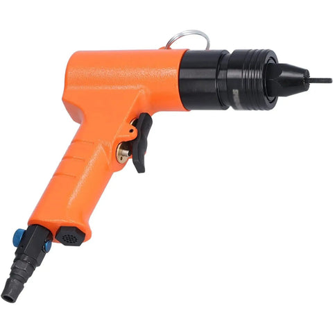 Heavy Duty Air Rivet Nut Gun High Speed 1500rpm For M3 And M4 Self Locking Rivets Fast Installation Tool Kit Lightweight Pneumatic Hardware Kit Perfect For Automotive And Industrial Jobs, side view