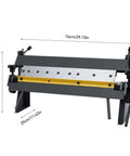 24 Inch Box And Pan Brake Floor Standing Sheet Metal Bending Machine For 20 Gauge Mild Steel, 0 To 135 Degree Range, W-2420A