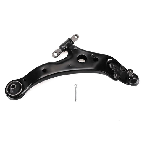 Toyota Avalon Camry Front Lower Control Arm Kit Two Piece With Ball Joint Right And Left Beefed Up Front Suspension Replacement Fits 2005 To 2018 Avalon And 2007 To 2017 Camry black right control arm with ball joint and cotter pin