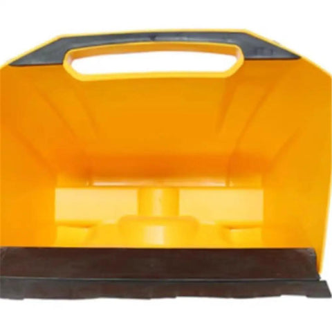 UILMLIO Heavy Duty Manual Push Floor Sweeper With Large Trash Bin Durable Design For Factory Warehouse Workshop Cleaning Unpowered Vehicle