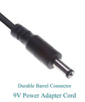 Close-up of Six Foot 9V AC DC Power Adapter with durable barrel connector for Roland Boss RC 3 Loop Station