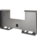Skid Steer Attachment Plate With One Quarter Inch Thick Mount Plate And Two Point Two Eight Inch Quick Attach Hitch Receiver