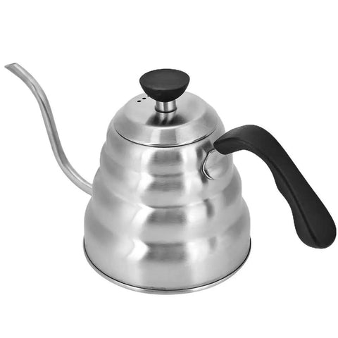 Gooseneck Coffee Kettle 304 Stainless Steel, 1200ml Capacity, Pro-Grade Pour Spout For Home Baristas, Stovetop Friendly