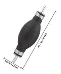 Two Pack Manual Hand Fuel Pump 6mm Liquid Transfer Siphon For Gasoline And Diesel Can Pump Durable Lightweight Portable For Cars Boats Marine Grab And Go Outdoor Use Ideal For Emergency Fuel Transfers, black hand pump 15.1 cm long