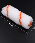 Kickass 4 Inch Paint Rollers Set Of 10 Featuring Heavy Duty Chrome Handles And Ultra Plush Microfiber Covers Quick Change Setup For Ridiculously Smooth Wall Painting Jobs, 4-inch microfiber roller.