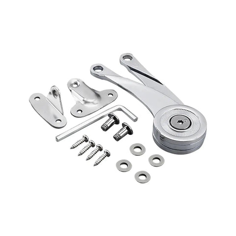 Stainless Steel Kitchen Cabinet Hinges With No Slam Soft Close Hydraulic Random Stop And Adjustable Angles, screws included