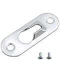 Heavy Duty Keyhole Hangers 120 Pack Built Tough Wall Mounting Hardware. Stainless steel clip with screws for secure mounting.