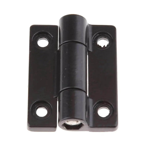 Ball Bearing Door Hinges 45x34mm DUSAHDSG Heavy Duty Zinc Alloy Black Adjustable Torque Door Positioning Hinge shown front view