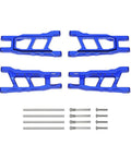 Aluminum Suspension A Arms for 1/10 Traxxas Slash Rustler Stampede Hoss 4x4 VXL RC Cars Front and Rear Upgrade Parts Replacement 3655