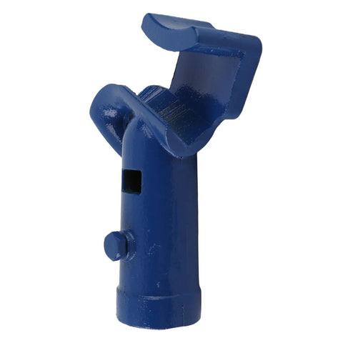 Heavy Duty Hand Bender For Electrical Conduit And Plumbing Pipes solid steel tool showing blue finish and ergonomic design.