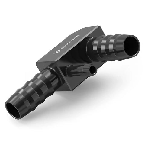 Beefed-Up Aluminum Vacuum Hose F Connector For M54 BMW Engines E39 E46 Z3 325i 330i 525i 530i 325Ci Replacement CNC Machined Anodized Black