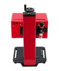 Boss Level Pneumatic Dot Peen Marking Machine Running Tight As A Drum With Deep Carving Power For Everyday Metalwork And Garage Builds Across A Heavy Duty Two Hundred By One Thirty Millimeter Work Table - top view of red engraver with air tool.