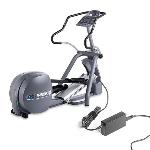 18V AC DC Power Adapter for Home Gym Machines and Studio Gear Including Precor EFX 546 556 next to exercise machine