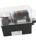 Heavy Duty Motorized Damper Actuator Offers Rock Solid HVAC Zone Control With Precision Rotary Operation That Works Like A Charm For Weekend Warrior Projects And Repairs - black plastic casing with clear cover.