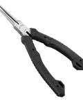 Mini Needle Nose Pliers 141mm Precision Pro Grade Long Nose Pliers ESD Safe Carbon Steel Jaws For PCB Electronics Soldering Lab Craft Projects