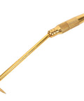 Portable Rebar Tie Tool With Non Slip Handle And Curved Hook For Quick Safe Wire Twisting On Construction Sites Pro Grade Rebar Tie Tool For Pros And DIY Builders Workhorse with brass finish.