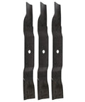 Three Pack OEM Gravely 04771200 52 Inch Zero Turn Mower Blades For IKON X XL And ZT X ZT XL Decks Fits 52 Inch Mowers Durable Black Replacement Blades Set