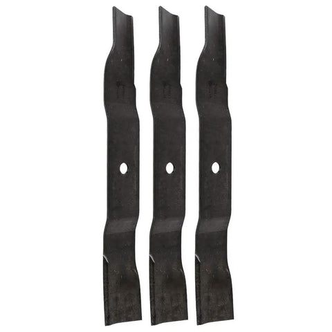 Three Pack OEM Gravely 04771200 52 Inch Zero Turn Mower Blades For IKON X XL And ZT X ZT XL Decks Fits 52 Inch Mowers Durable Black Replacement Blades Set