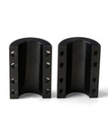 Rigid Shaft Coupling 1/4 To 1/4 Bore, 11/16 In OD, 1-1/8 In Length, Double Split Clamp, Black Oxide Finish, Made From 45 Steel ASTM 1045