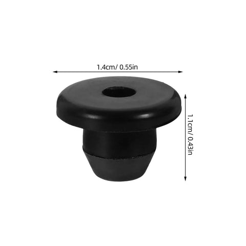 5 Piece Rubber Hydraulic Filler Plugs Set For 5 Sixteen Inch Holes Floor Oil Filler Bung And Automotive Jack Accessory Durable Heavy Duty