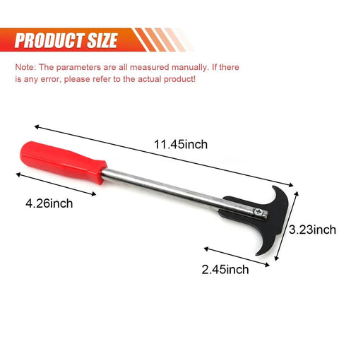 Pro Grade Oil Seal Disassembly Wrench Puller With Dual Hook Tips For Cars SUVs And Light Trucks Seal Removal Tool 11.45-inch