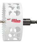 Milwaukee Hole Dozer 4-1/4-inch ice-hardened hole saw with drive shank