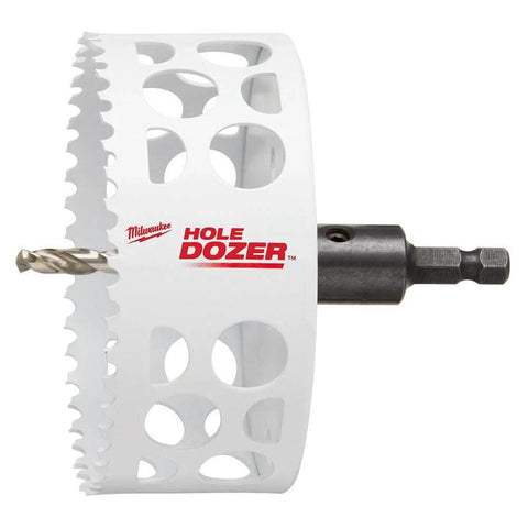 Milwaukee Hole Dozer 4-1/4-inch ice-hardened hole saw with drive shank