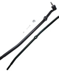 Dodge Ram 4x4 Front 10-Piece Suspension Kit for 03-08 2500 3500 Megacab, Heavy Duty Front End Overhaul With Steering Damper, Tie Rods, Ball Joints, Control Arms, And More For A Rugged Ride. black front tie rods with hardware