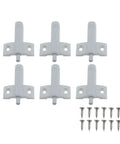 Quiet Cabinet Buffer Dampers Soft Close Drawer Bumps Silent Wardrobe Collision Cushions Impact Absorbing Pads Heavy Duty Abs Plastic hinges and screws.