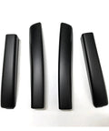Heavy Duty ABS Roof Rack Rail End Protection Covers Perfect Fit Replacement Caps For Your Car Tightly Cover Open Bar Ends Keep Dust Out And Stop Rain Damage With Durable Sunlight Resistant Design You Cant Miss These Must Have Auto Accessories Today. black ABS roof rack end caps, set of 4, front and rear
