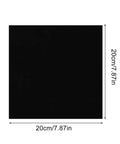 Heavy Duty Pro Grade Welding Blanket For Sparks Protection Heat Resistant Insulation Pad, 20x20 cm, shown with dimensions