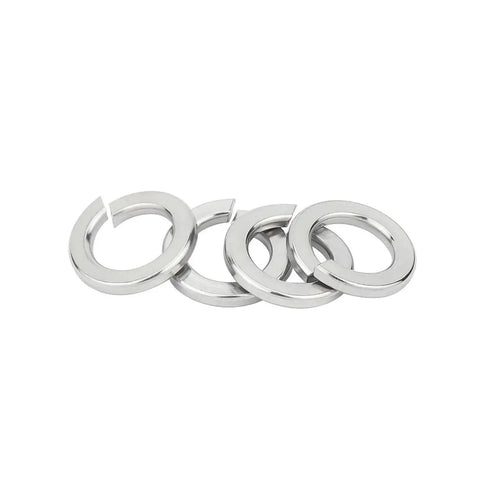 304 Stainless Steel Spring Lock Washers Set For M2 To M12 Light Split Lock Washers That Prevent Loosening With Vibration Resistance