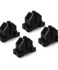 4 Pack Parallel Clamp Blocks For Cabinet Doors And Frames Pro Grade Woodworking Clamping Aids black polyamide set