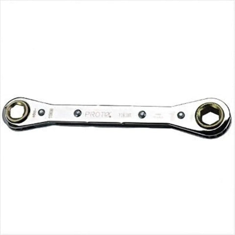 Tough As Nails Heavy Duty 12 Point Ratcheting Box Wrench Three Quarters By Seven Eighths With Built In Retaining Ring displayed horizontally
