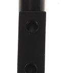 Close-up of Heavy Duty Door Butt Hinges For Cabinets 2 Pack Aluminum Alloy Construction, black finish, easy to remove and install.