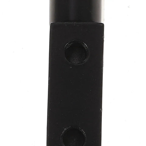 Close-up of Heavy Duty Door Butt Hinges For Cabinets 2 Pack Aluminum Alloy Construction, black finish, easy to remove and install.