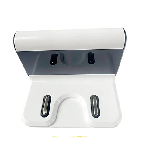 White Go To Charging Dock For Samsung Robot Vacuum VR05R5050WK Upright Stand With Auto Align Connector, top view