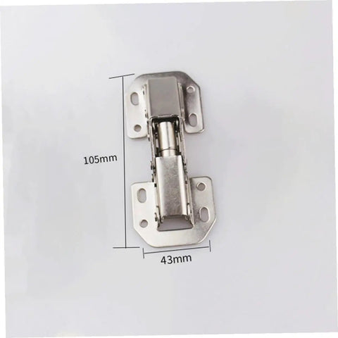 4 Inch Soft Close Damping Cabinet Hinges Set Of 4 For Kitchen And Closet Furniture Stainless Steel Wardrobe Door Hinges Rust Proof Hidden Design Tough As Nails Build For Cabinets close-up
