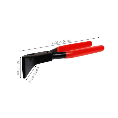 Side view of Sheet Metal Bender Pliers 10.23 Inch Folding Edge Hand Seamers With Built In Lock for Metalworking and Roofing