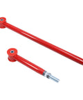 Adjustable Rear Panhard Track Bar With Polyurethane Bushings For 2000-2020 Chevy Suburban 1500/2500 Tahoe Avalanche GMC Yukon SUV Suspension Upgrade For Smoother Handling And Enhanced Steering Control, red steel bar with threaded end