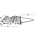 Heavy Duty Drag Harrow 4 Ft By 4 Ft Steel Mesh With 3/8 Inch Tines Tow Behind Agricultural Harrow For Leveling Pastures