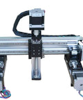 Motorized 3 Axis Stage Router With Ball Screw Drive, Precision Linear Guide Rails, And Stepper Motor, XY Travel 350mm Per Axis, Z Axis 250mm Travel